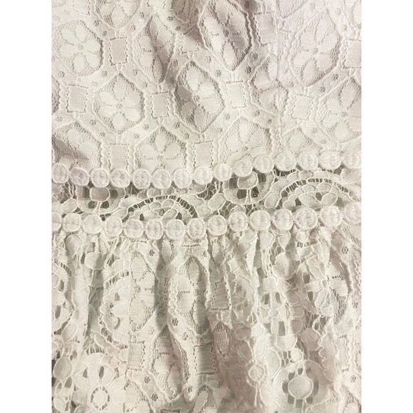 Lilly Pulitzer Brett Resort White Floral HexagonâLace Strapless Dress XS - Picture 8 of 8